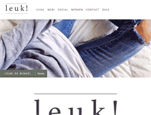 Tablet Screenshot of leukdewinkel.nl
